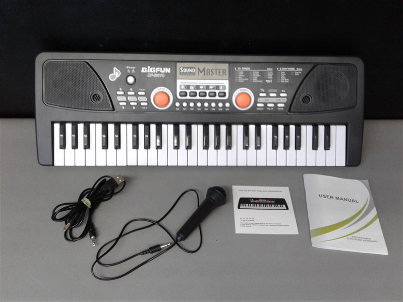  RenFox 49 Key Piano Keyboard Portable Electronic