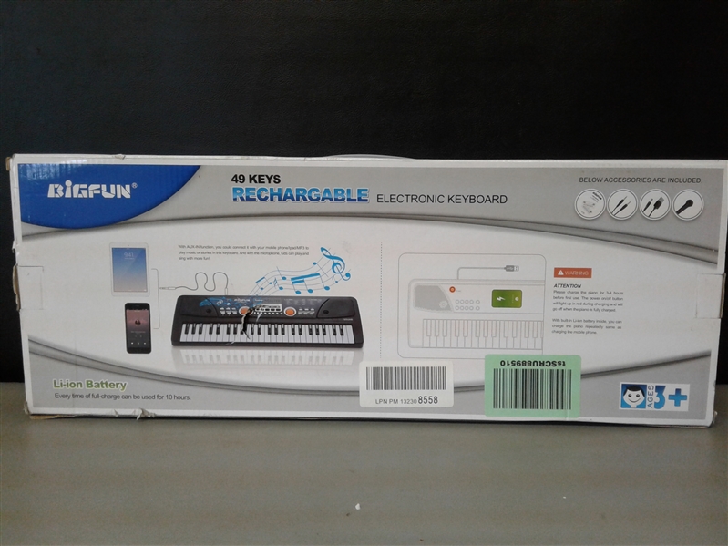  RenFox 49 Key Piano Keyboard Portable Electronic