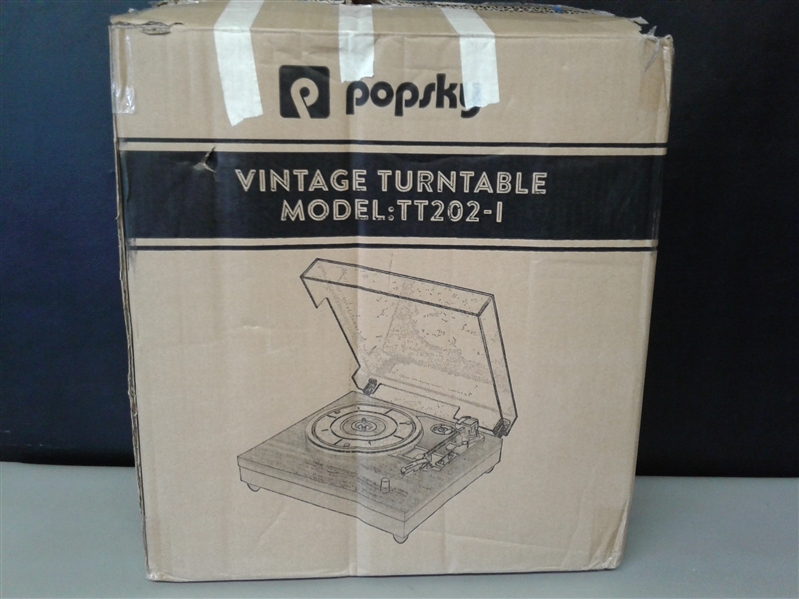 Popsky Record Player with Bluetooth 