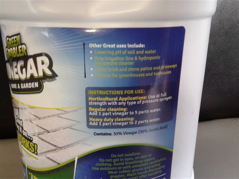  Green Gobbler ULTIMATE VINEGAR Home & Garden - 30% Vinegar Concentrate, Hundreds of Uses! (1 gallon)