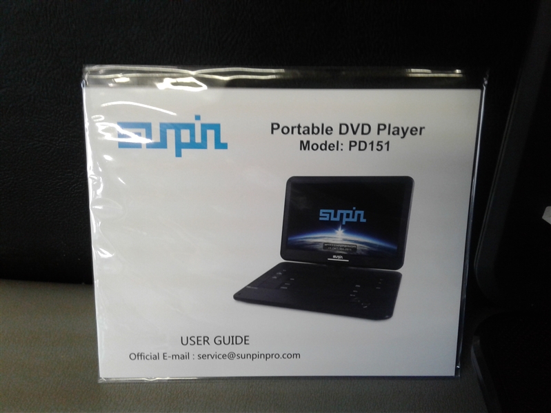 SUNPIN Portable DVD Player 17.9 with Large HD Swivel Screen