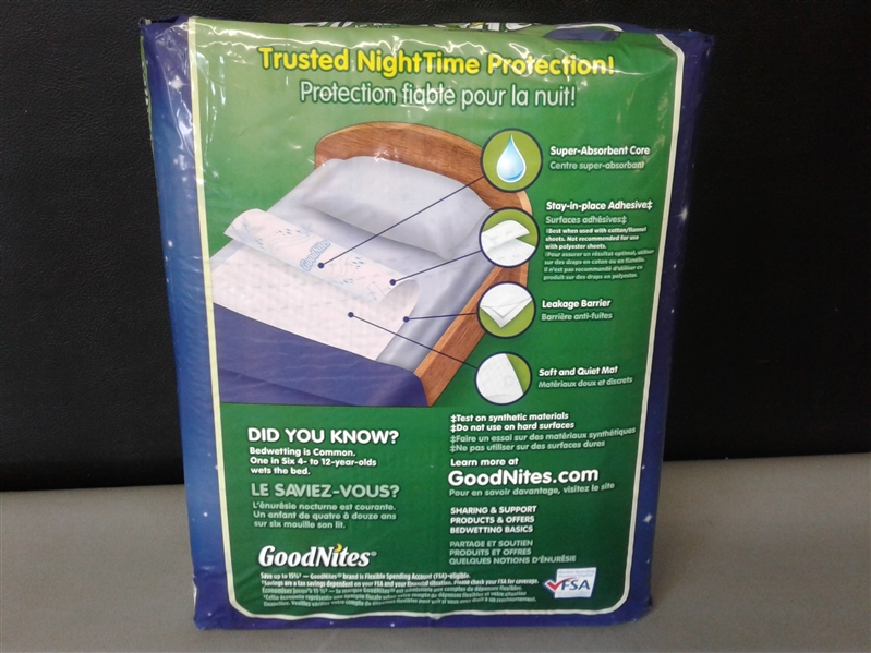  GoodNites Disposable Bed Mats