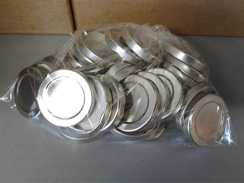 36 Victorian Glass Jars with Lids 110mL