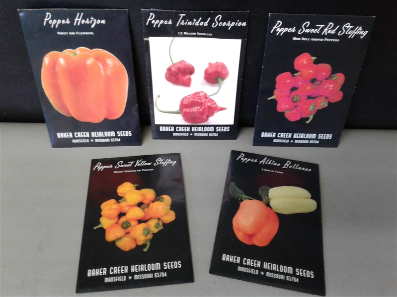 Variety of Baker Creek Heirloom Seeds-21 Packets