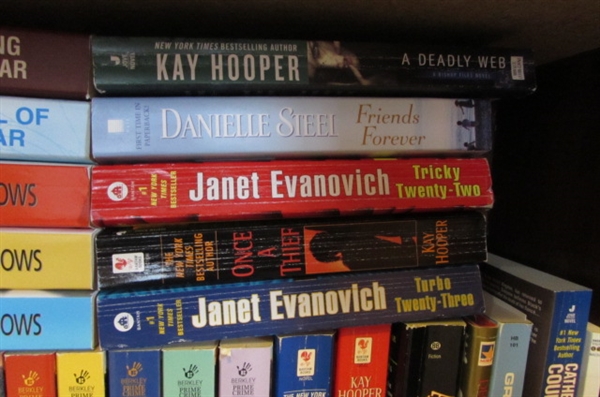 PAPERBACK NOVELS BY VARIOUS WELL KNOWN AUTHORS