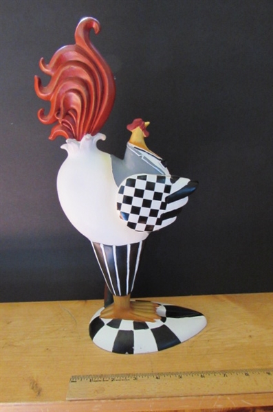 WELCOME ROOSTERS, WALL ART, MATCH HOLDER & MORE
