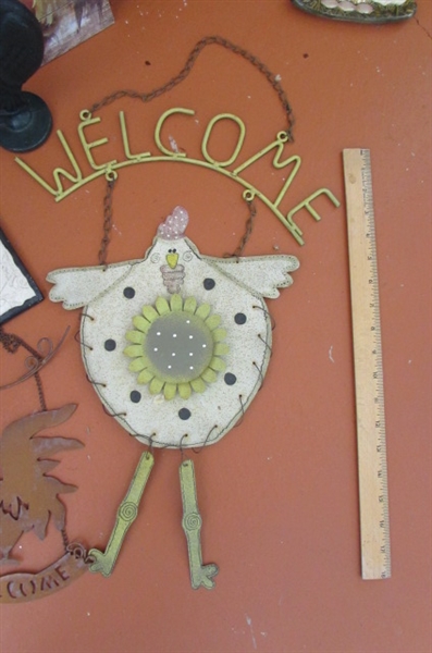 MORE WELCOME ROOSTERS, WALL ART, & MORE