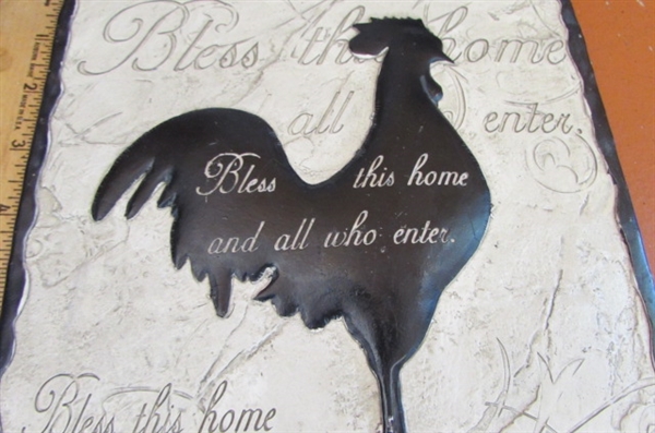 MORE WELCOME ROOSTERS, WALL ART, & MORE