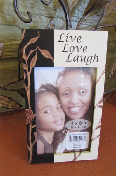 LIVE, LAUGH, LOVE DECOR & WITCH DOCTOR FIGURE