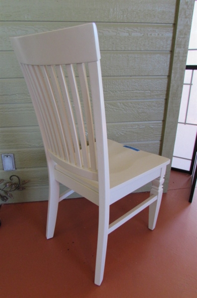 NICE WOODEN CHAIR - MATCHES CHAIR IN NEXT LOT