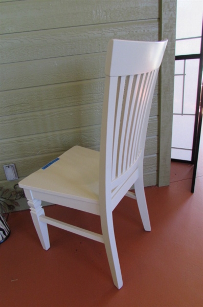 NICE WOODEN CHAIR - MATCHES CHAIR IN PREVIOUS LOT
