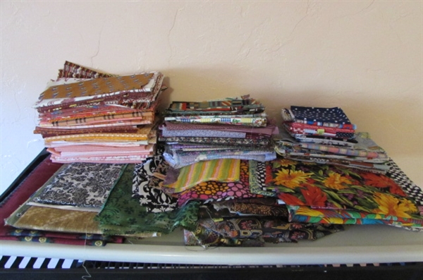 MORE ASSORTED FABRIC REMNANTS FOR SMALL PROJECTS
