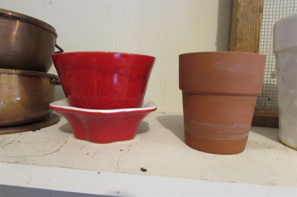 ASSORTED PLANTERS & MORE