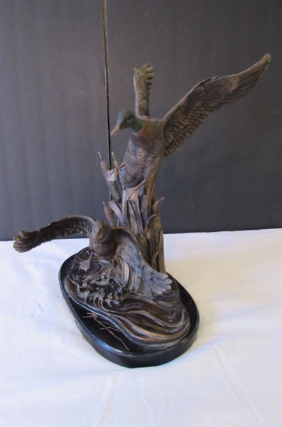 BRONZED RESIN STATUE