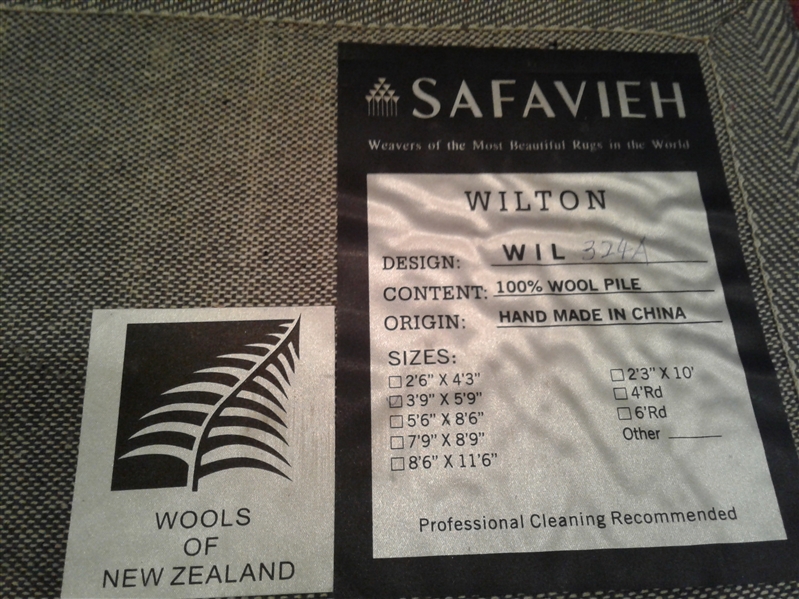 Safavieh Wilton Wool Rug 3'9 x 5'9