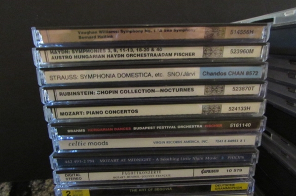 Variety of CD's- Celtic, Mozart, Symphonies and more