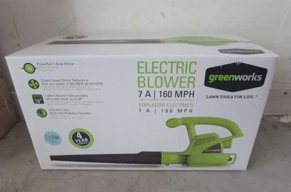 Greenworks Electric Blower w/Extension Cord