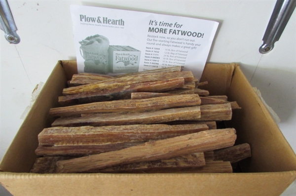 Hardwood Sawdust Bricks & Firestarter Sticks