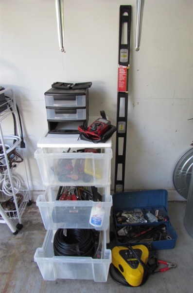 3 Drawer Rolling Cart with Tools