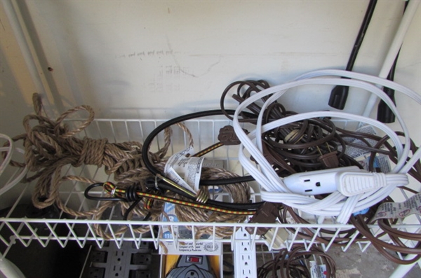 3 Tier Wire Shelf, Extension Cords, Fan, Mailbox, Bio Clean, and more