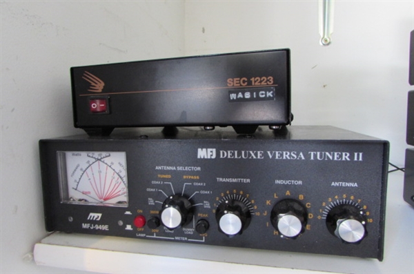 Ham Radio Equipment - MFJ Deluxe Versa Tuner & SEC 1223
