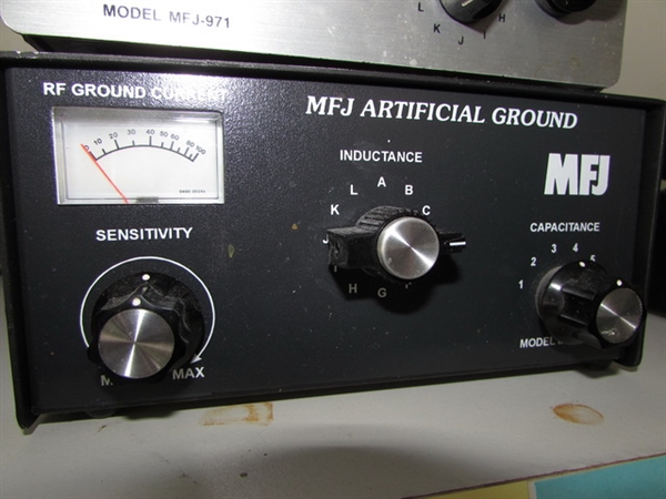 Ham Radio Equipment-MFJ Portable Tuner and MFJ Artificial Ground