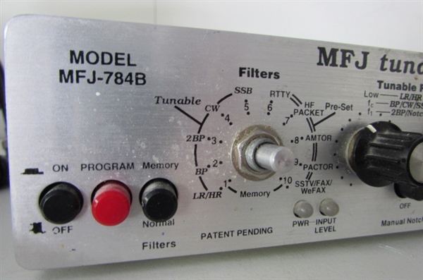 MFJ turntable DSP Filter & Kenwood CB.