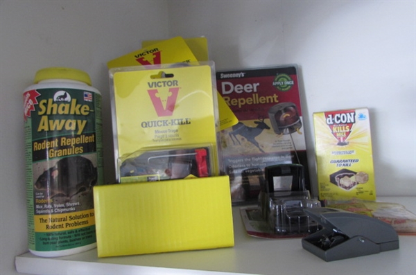 Mouse Traps, Rodent and Animal Repellant