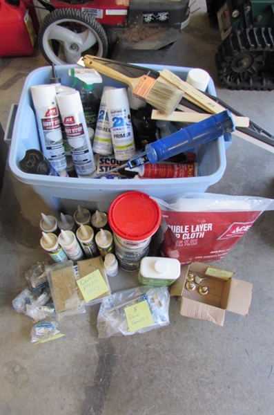 Spray Paint, Caulking, Drawer Handles, Cleaners, and more