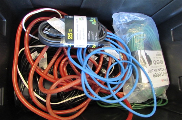 Extension Cords and Outdoor Laser Lights