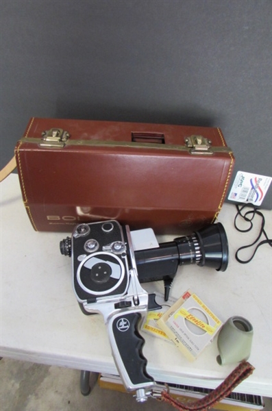 Vintage Bolex Video Camera and Filters 