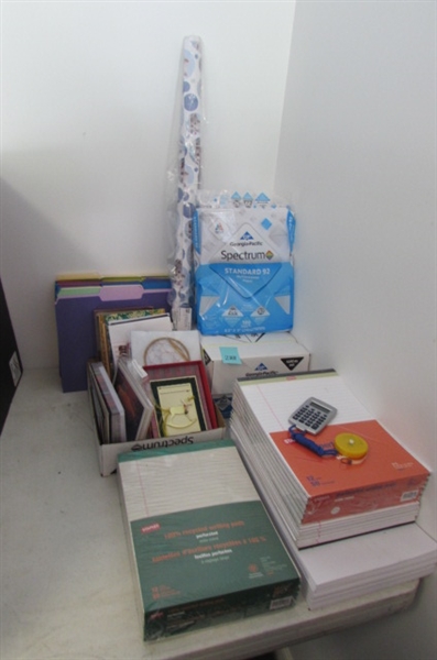 Writing Paper, Cards, File Folders, and more
