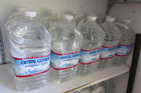 Gallons of Crystal Geyser Water