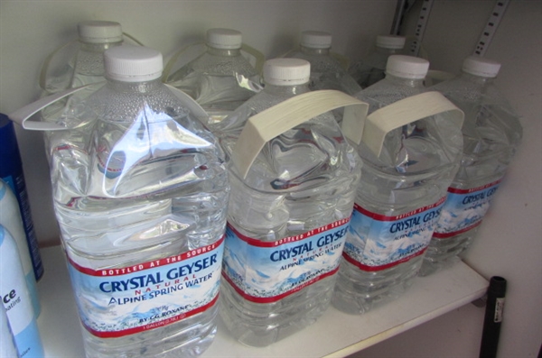 Gallons of Crystal Geyser Water