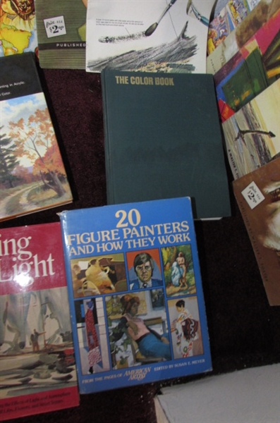 Artist Books-Lighting, Figure Painters, and Watercolor