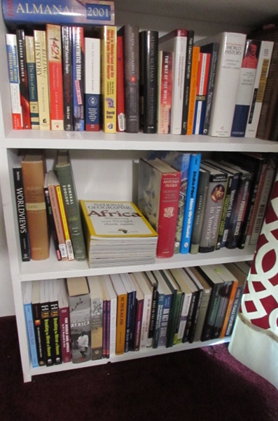 3 Shelves of Great Books-History, Science, Etc