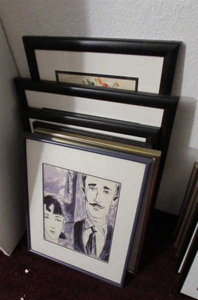 7 Framed and Matted Portraits