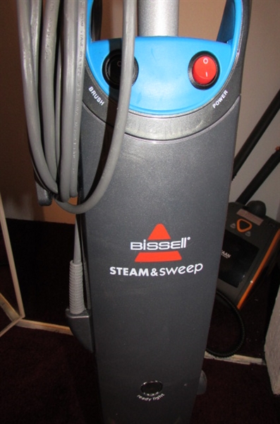 Haan Sanitizer and Bissell Steam and Sweep