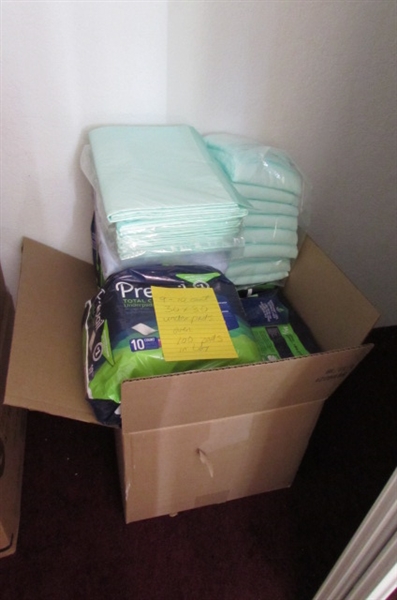 Large Quantity of Underpads