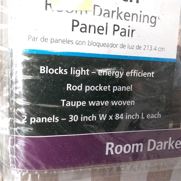 Mainstays 84 Inch Room Darkening Panel Pair