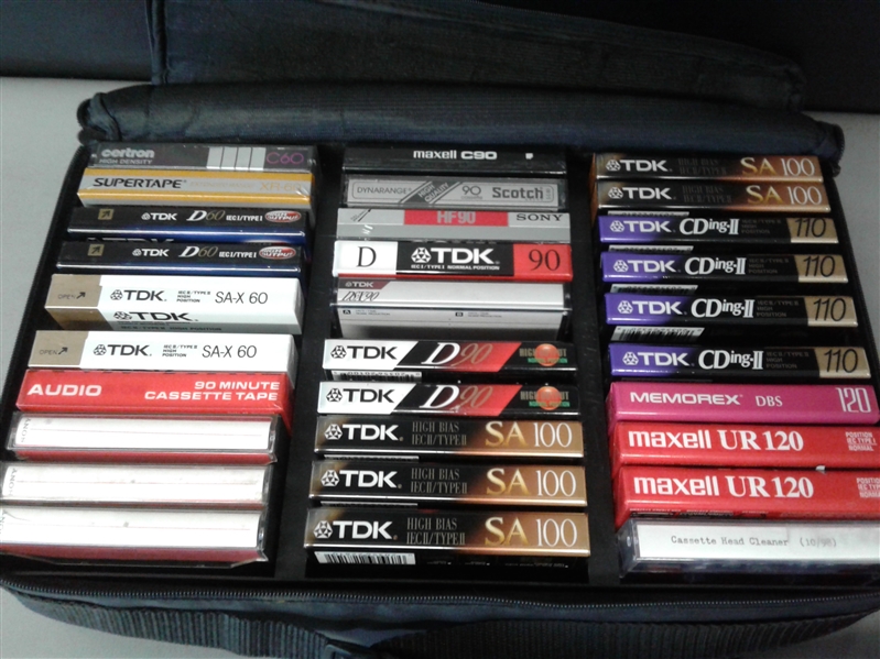 Cassette Tapes and Cases