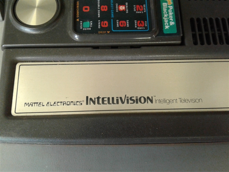 Vintage Mattel Electronics -Intellivision Electronic Television w/3 Games