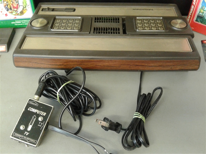 Vintage Mattel Electronics -Intellivision Electronic Television w/3 Games