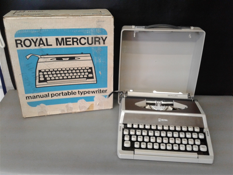 Vintage Royal Mercury Manual Typewriter