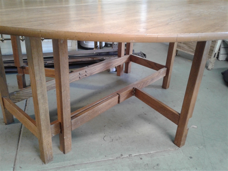 72 Drop Leaf Dining Table