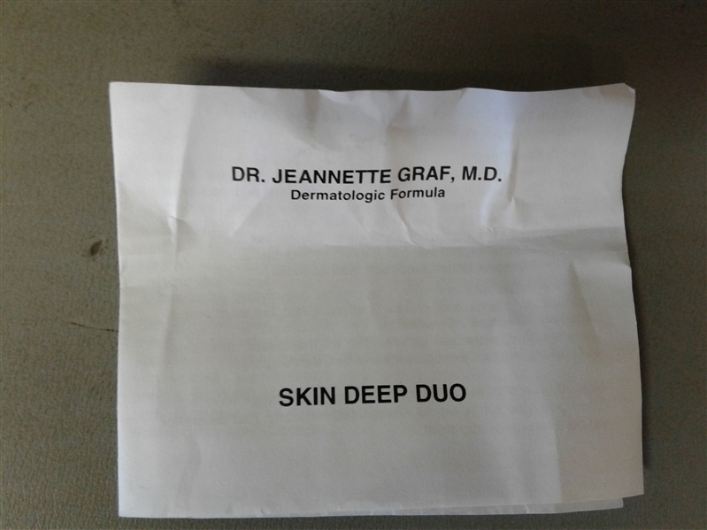 Dr. Jeannette Graf, M.D. Skin Deep Duo