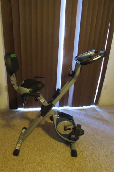 XTERRA STATIONARY BIKE & 2.5 LB WEIGHT