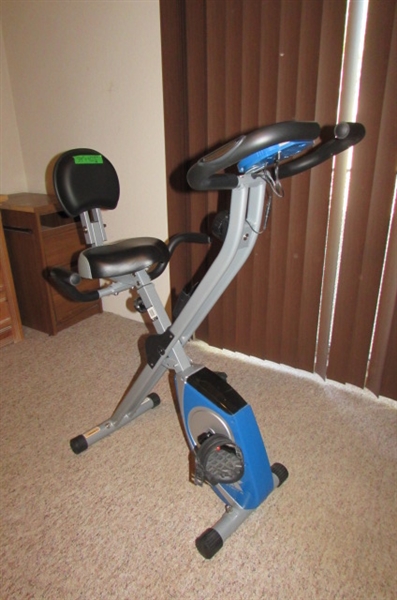 XTERRA STATIONARY BIKE & 2.5 LB WEIGHT