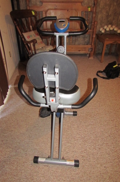 XTERRA STATIONARY BIKE & 2.5 LB WEIGHT