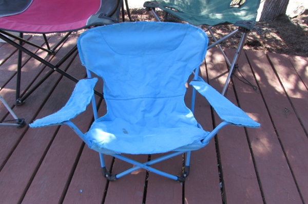 ADULT & CHILD CAMPING CHAIRS & TABLES